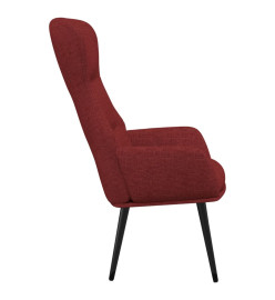 Chaise de relaxation Rouge bordeaux Tissu