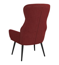 Chaise de relaxation Rouge bordeaux Tissu