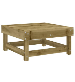 Salon de jardin 10 pcs bois de pin imprégné