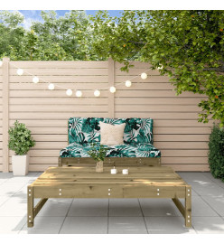 Salon de jardin 2 pcs bois de pin imprégné