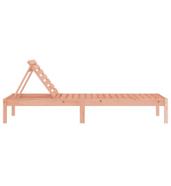 Chaise longue 199,5x60x74 cm bois massif de douglas