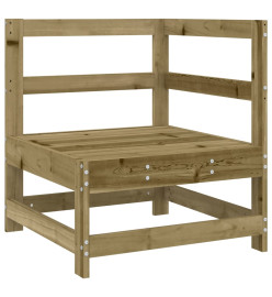 Canapé d'angle de jardin bois de pin imprégné