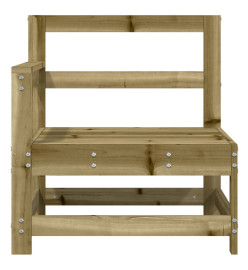 Canapé d'angle de jardin bois de pin imprégné