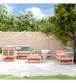 Salon de jardin 8 pcs bois massif douglas