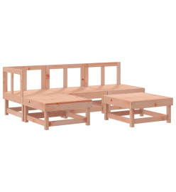 Salon de jardin 5 pcs bois massif douglas