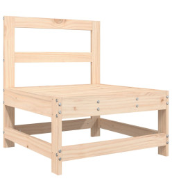 Salon de jardin 7 pcs Bois de pin massif