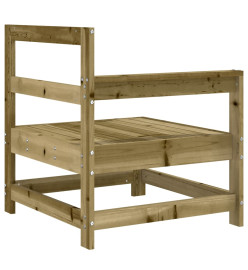 Canapés d'angle de jardin 2 pcs bois de pin imprégné