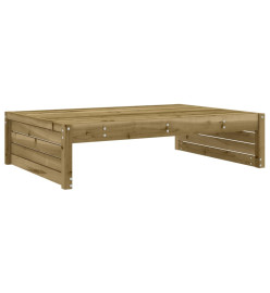 Salon de jardin 4 pcs bois de pin imprégné