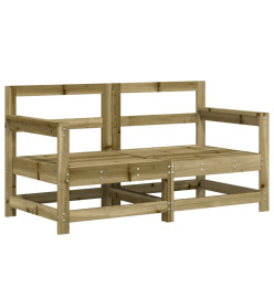 Salon de jardin 6 pcs bois de pin imprégné