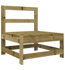 Salon de jardin 6 pcs bois de pin imprégné