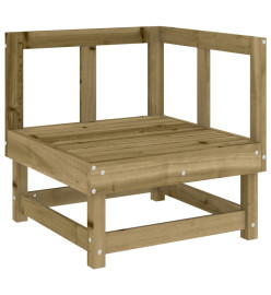 Salon de jardin 6 pcs bois de pin imprégné