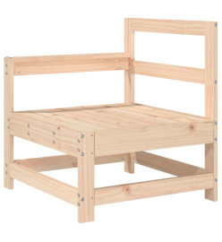 Salon de jardin 5 pcs bois massif de pin