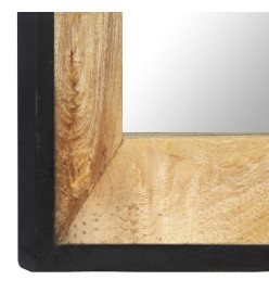 Miroir 110x50 cm Bois de manguier massif