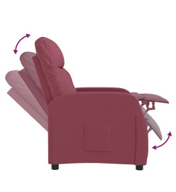 Fauteuil inclinable Rouge bordeaux Tissu