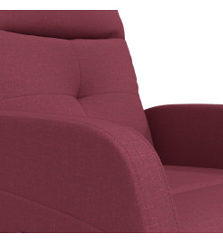 Fauteuil inclinable Rouge bordeaux Tissu