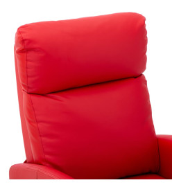 Fauteuil de massage Rouge Similicuir