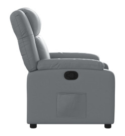 Fauteuil inclinable Gris Similicuir