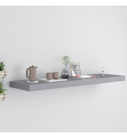 Étagère murale flottante Gris 90x23,5x3,8 cm MDF