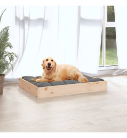 Lit pour chien 71,5x54x9 cm Bois de pin solide