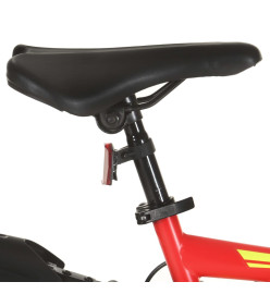 Vélo de montagne 21 vitesses Roue de 26 pouces 49 cm Rouge