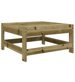 Salon de jardin 5 pcs bois de pin imprégné