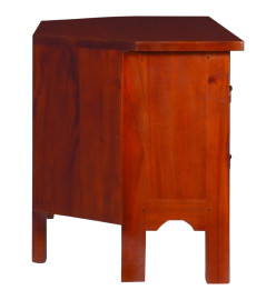 Meuble TV Marron classique 100x40x45 cm Bois d'acajou massif