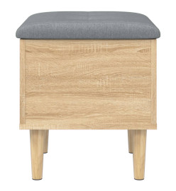 Banc de rangement chêne sonoma 42x42x46 cm bois d'ingénierie