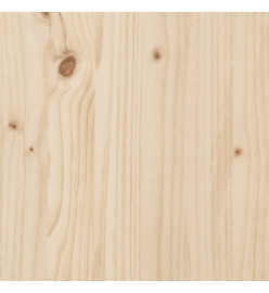 Salon de jardin 9 pcs Bois de pin massif