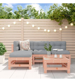 Salon de jardin 5 pcs bois massif douglas