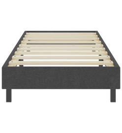 Sommier tapissier Gris foncé Tissu 100x200 cm