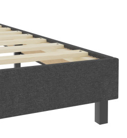 Sommier tapissier Gris foncé Tissu 100x200 cm