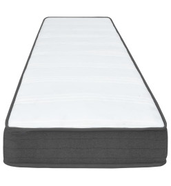 Sommier tapissier Gris foncé Tissu 100x200 cm