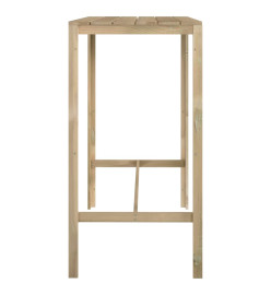 Meubles de bar de jardin 5 pcs Bois de pin imprégné