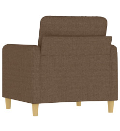 Fauteuil Marron 60 cm Tissu