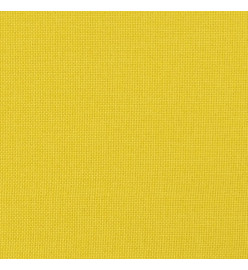 Ensemble de canapés 2 pcs avec coussins Jaune clair Tissu