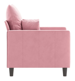 Fauteuil Rose 60 cm Velours