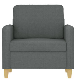 Fauteuil Gris foncé 60 cm Tissu