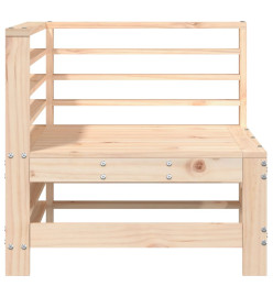 Canapés d'angle de jardin 2 pcs bois de pin massif