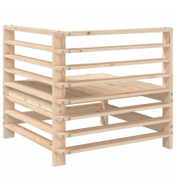 Canapés d'angle de jardin 2 pcs bois de pin massif