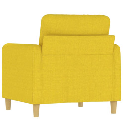 Fauteuil Jaune clair 60 cm Tissu