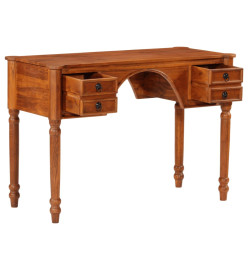 Bureau avec tiroirs 110x50x76 cm bois d'acacia solide