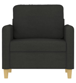 Fauteuil Noir 60 cm Tissu