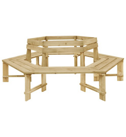 Banc de jardin 240 cm Bois de pin imprégné