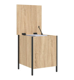 Banc de rangement chêne sonoma 40x42,5x50 cm bois d'ingénierie