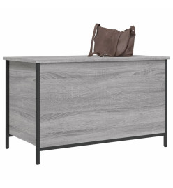 Banc de rangement sonoma gris 80x42,5x50 cm bois d'ingénierie