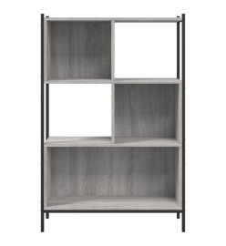 Bibliothèque sonoma gris 72x28x109 cm bois d'ingénierie