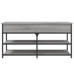 Banc à chaussures sonoma gris 100x42,5x50 cm bois d'ingénierie