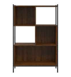 Bibliothèque chêne marron 72x28x109 cm bois d'ingénierie