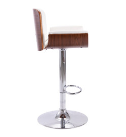 Tabouret de bar Blanc Similicuir