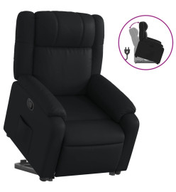 Fauteuil inclinable Noir Similicuir